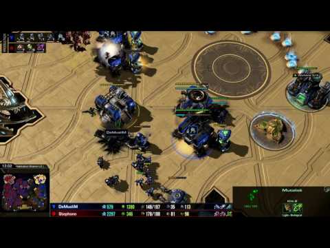 WESG 2016 Grand Final SC2 Day1 Stephano VS DeMusliM #1(en)