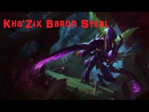 GoldSh0tGG's Kha'Zix baron nashor steal.