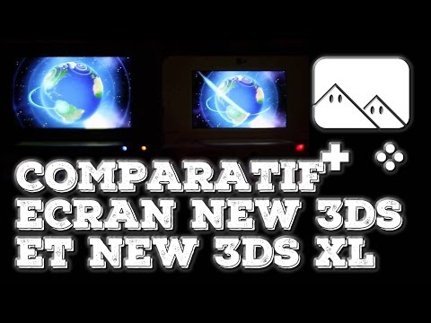 Comparatif écrans New 3DS et New 3DS XL