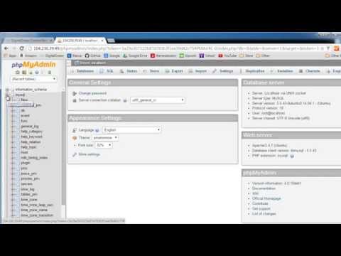 Computer Networking Tutorial 34 Installing Phpmyadmin