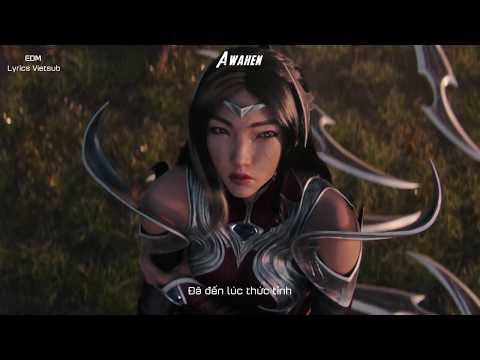 [Lyrics+Vietsub] Awaken (ft. Valerie Broussard) | League of Legends Cinematic - Season 2019