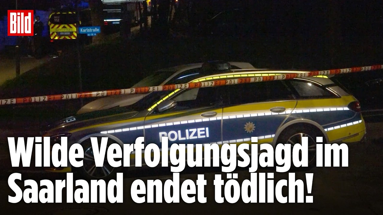 Wilde Verfolgungsjagd im Saarland: Autofahrer ignoriert Kontrolle und flüchtet vor der Polizei!