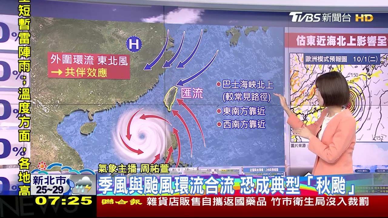 天氣/準颱風「燕子」最快週末生成 北東恐首當其衝降雨最劇時間曝