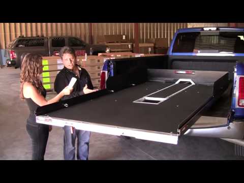 Alex Rogeo and CargoGlide Sliding Truck Bed
