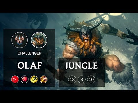 Olaf Jungle vs Rengar - TR Challenger Patch 9.1
