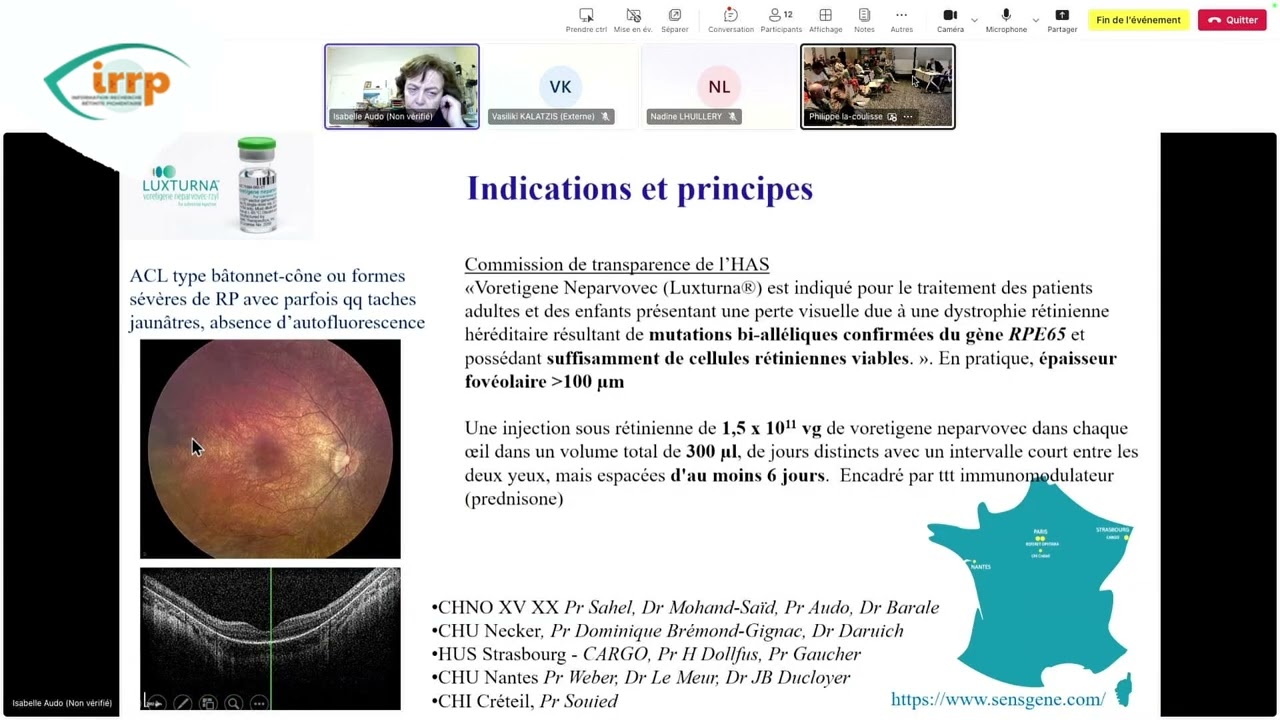04 - Conférence médicale 2025 - Pr Isabelle AUDO