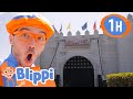 Blippi Visits A Medieval CASTLE Blippi Challenges And Games For Kids