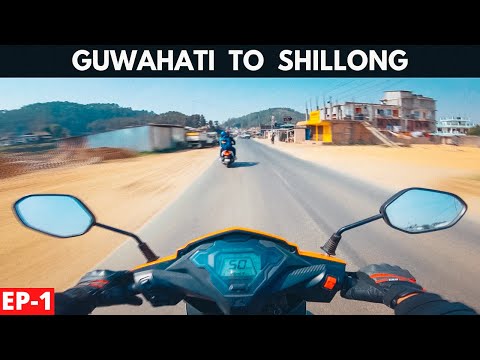 Guwahati to Shillong by Bike | Episode 1 | Meghalaya Trip by Bike
