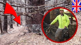 Mountain biker nearly beheaded by barbed wire booby trap strung across trail in Wales - TomoNews