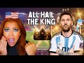 can't believe I got emotional... 😭 | American Girl's EPIC reaction to Lionel Messi