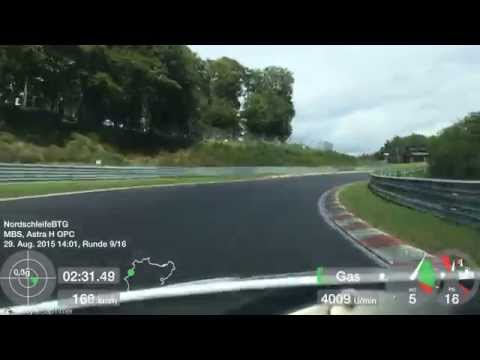 Nordschleife 29.08.2015 Touristenfahrten BTG 8:21 Opel ASTRA OPC HOT LAP