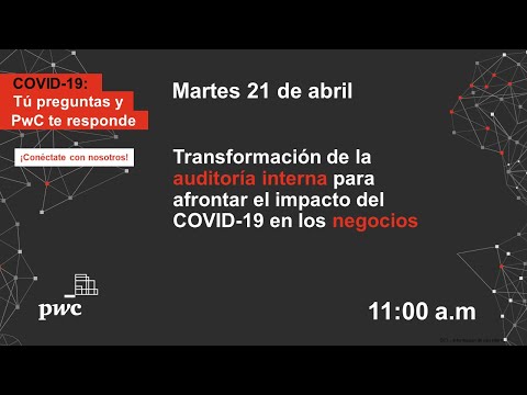 Webcast PwC Colombia Transformación de la auditoría interna