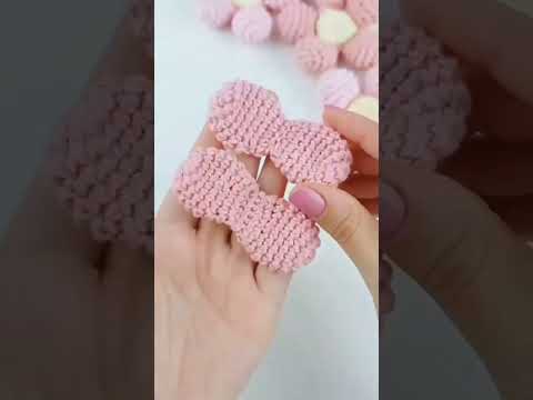 , title : 'Borboleta para aplique muito linda e fácil de fazer #crochet #diy #handmade #tutorial #crocheting'