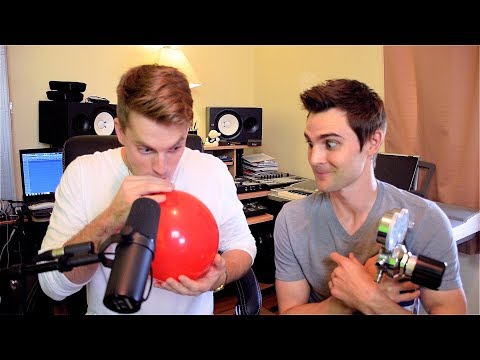 Beatboxing with Sulfur Hexafluoride (Deep Voice Gas) w/ Nick Uhas