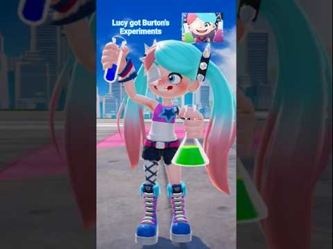 Ninjala | Lucy got Burton's Experiments Base on Anime #ninjala #ニンジャラ