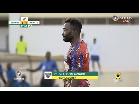 Hearts Of Oak Vs Elmina Sharks(1-0)Awako Magic-Hearts Back To Winning Ways