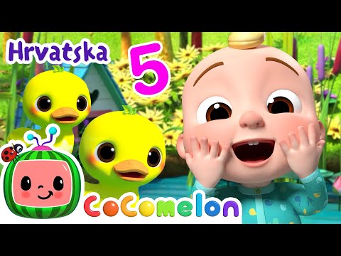 Brojimo pet malih patki! 🦆 | CoComelon Hrvatska | Crtaći filmovi i dječje pjesme na hrvatskom