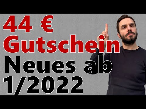 44€ Gutschein für Mitarbeiter - Neues ab Januar 2022 (Sachbezug)