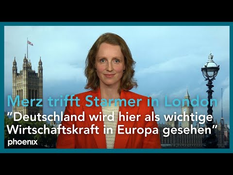 Valerie Krall (Reporterin, ARD Auslandsstudio London) über den Besuch von Merz in London | 17.07.25