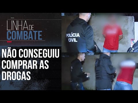 ENQUADRO: NÃO CONSEGUIU COMPRAR DROGAS PORQUE A POLÍCIA CIVIL CHEGOU | LINHA DE COMBATE