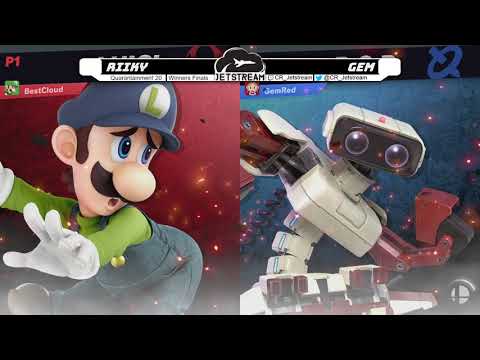 Quarantainment 20 Winners Finals - Gem (ROB) Vs. RiiKy (Luigi) Smash Ultimate - SSBU