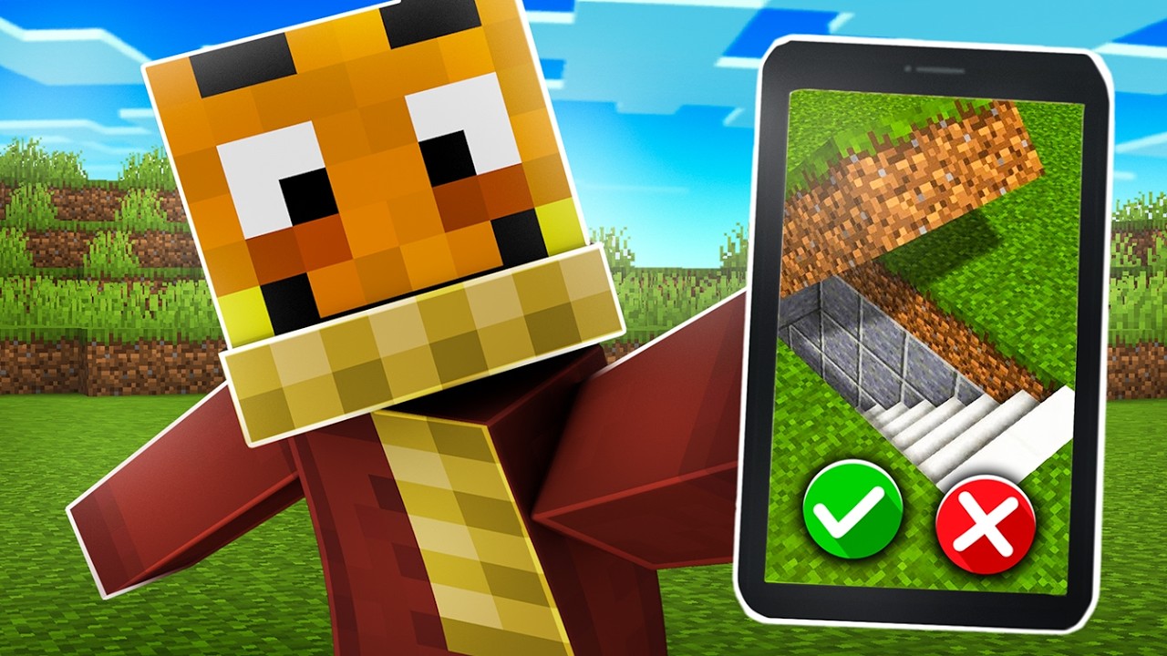 Minecraft, aber ich habe ein Handy was BUNKER BAUEN kann