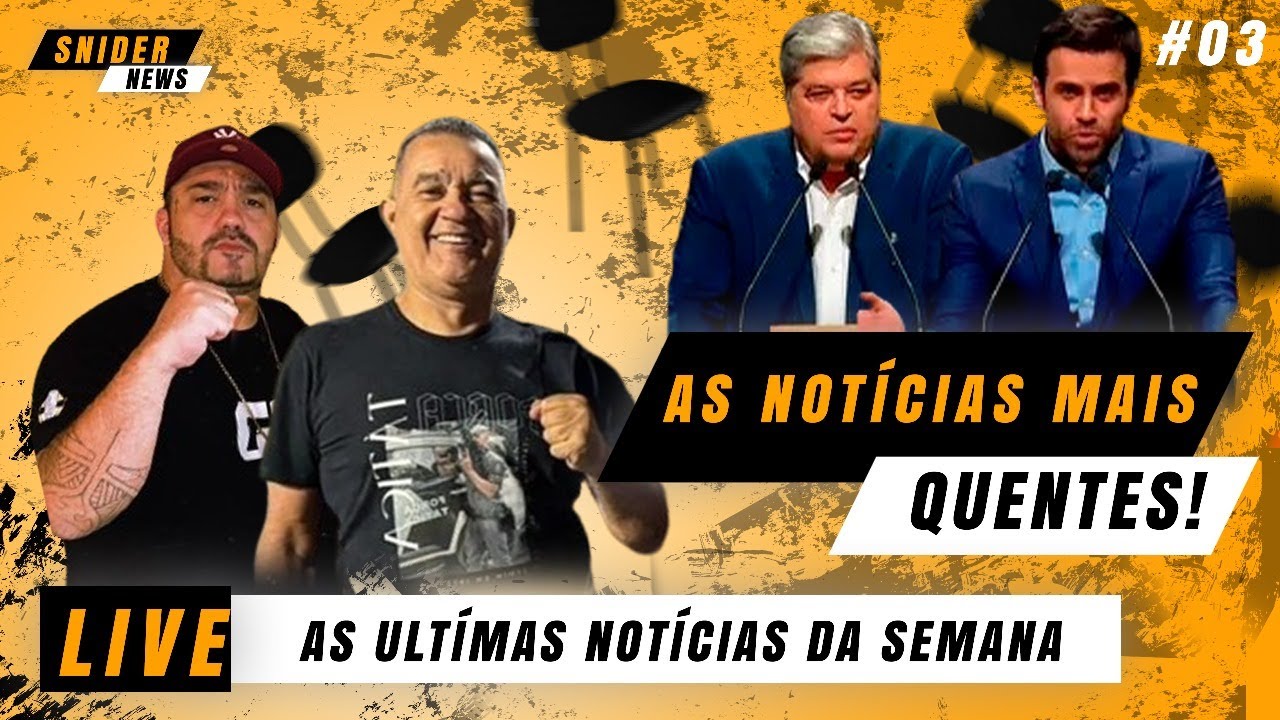 [AO VIVO] SNIDER NEWS | CADEIRADA NO PABLO MARÇAL / DATENA / FRANK VS DEOLANE BEZERRA