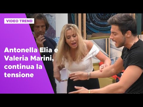 Antonella Elia and Valeria Marini, the tension continues