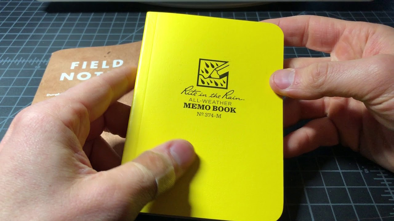 Field Notes vs Rite In The Rain Memo Book - EDC Favs Compared