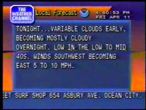 Weatherstar 4000 Atlantic City, NJ 4/11/97