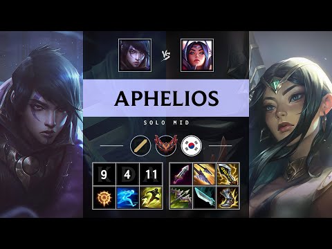 Aphelios Mid vs Irelia - KR Grandmaster Patch 25.09