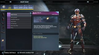 Injustice 2 - Atom All Unlockable Abilities