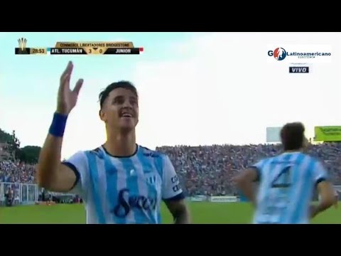 Atletico Tucuman vs Junior 3-1 - Todos los Goles - Copa Libertadores - 23/Febrero/2017