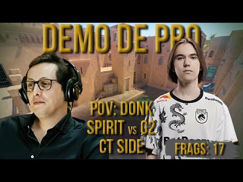 [PT] CS 2 -  zorlaK Analisa: PoV DONK - SPIRIT vs G2 - ANUBIS (CT-SIDE) [Demo de Pro]