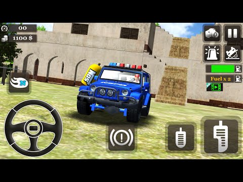 Police Car Stunt Driver: Police Drift Simulator - Blue Jeep 4x4 Driving Android GamePlay#8