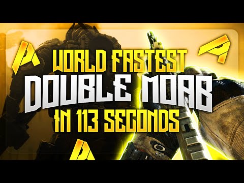 MW3: "WORLD FASTEST DOUBLE MOAB !" 113 SECONDS DOUBLE MOAB !