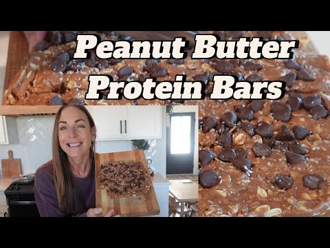 Peanut Butter Protein Bars- | 121 Grams of Protein | Easy High-Protein delicious protein snack!