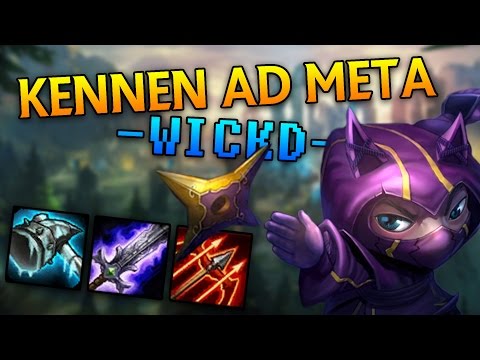 HOW BROKEN IS FULL AD KENNEN?! FLAWLESS FULL AD KENNEN GAMEPLAY - League of Legends Gameplay