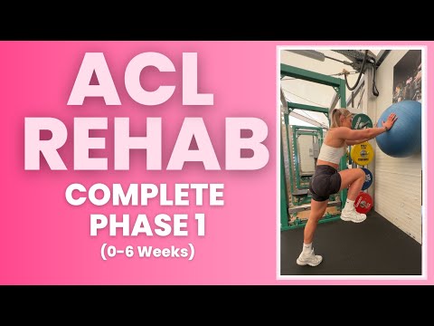Anterior Cruciate Ligament (ACL) Rehab Phase 1 - Pro Athlete Full Rehab Program Revealed + Tips