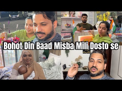 Misba gayi  Dosto se Milne ❤️| Mac cakes ki Anniversary Celebration