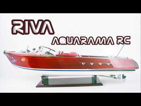 Riva Aquarama Special RC model by OMH, RC Control, Full RC ready to run on water.