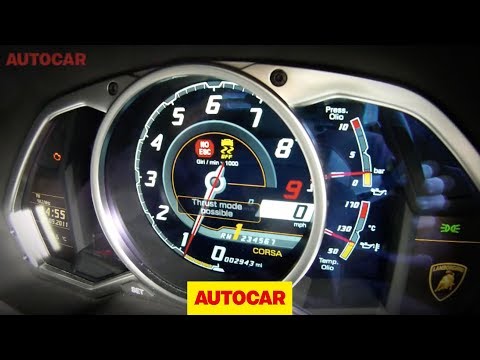 Lamborghini Aventador full-throttle acceleration - autocar.co.uk
