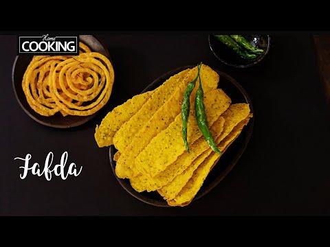 Gujarati Fafda | Instant Snacks Recipe | Crispy Jalebi Fafda Recipe | Street Food | Easy Recipes
