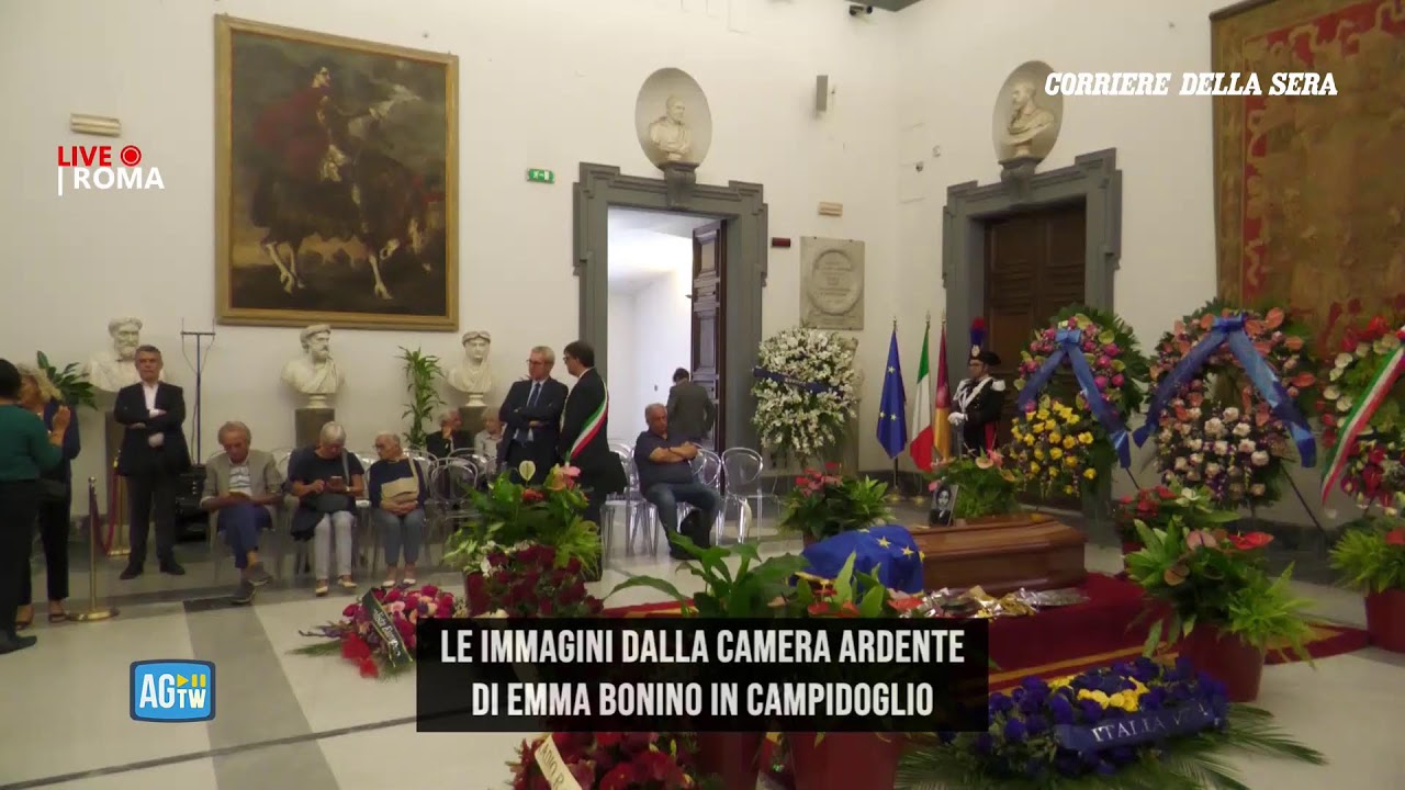 La camera ardente di Emma Bonino in Campidoglio