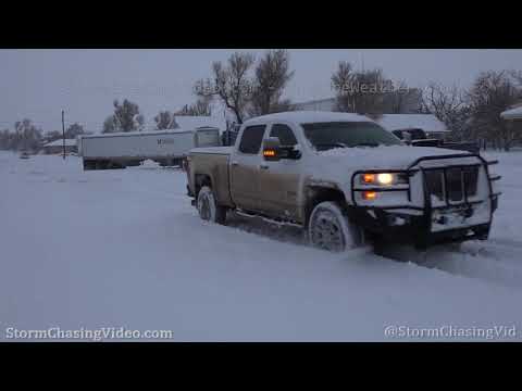 Winter storm and heavy snow slams Kansas - 1/28/2020