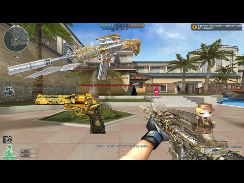 Crossfire NA 2.0 : M4A1 S Predator Noble Gold Dragon - Hero Mode X - Zombie V4