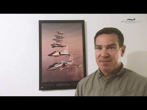 Century Series Fighters - Aluminum Print by AircraftProfilePrints.com