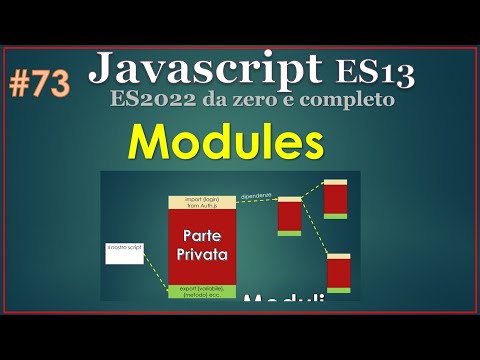 Javascript ES13(2022) ITA 73: Modules