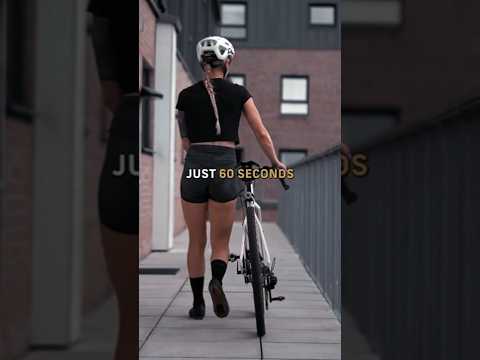 It only takes 60 seconds 👀 #litelok #cycling  #girlswhoride