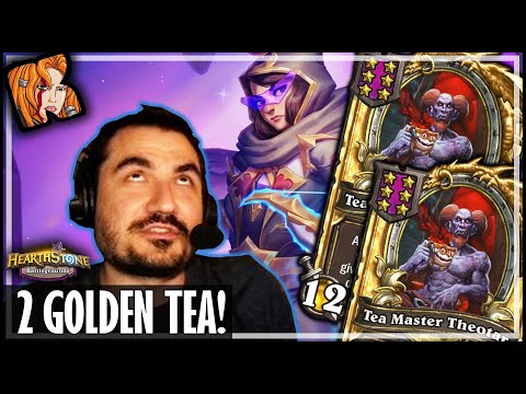2 GOLDEN TEA MASTERS! - Hearthstone Battlegrounds